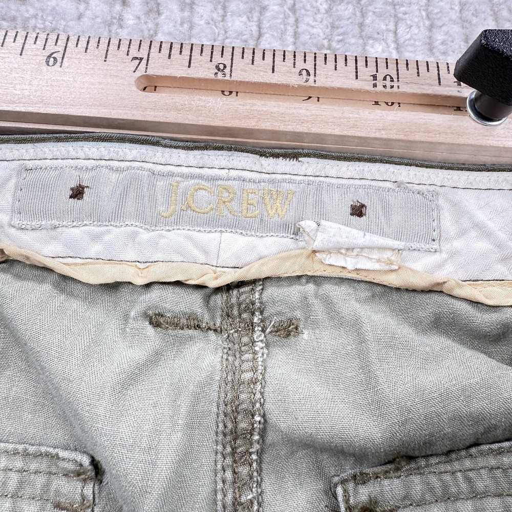 J Crew Pants Women 4 Green Favorite Fit Utility Skater Punk Army Tech Boho Y2k - Picture 11 of 14